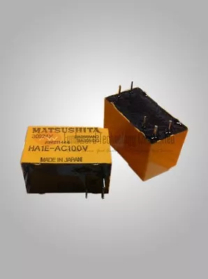 Matsushita HA1E-AC100V Electromechanical Relay 100VAC 2A 5 Pins X 1pc • $17.99