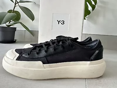 Adidas Y-3 Ajatu Court Low Mens Trainers UK 9½ US 10 Black RARE • £45