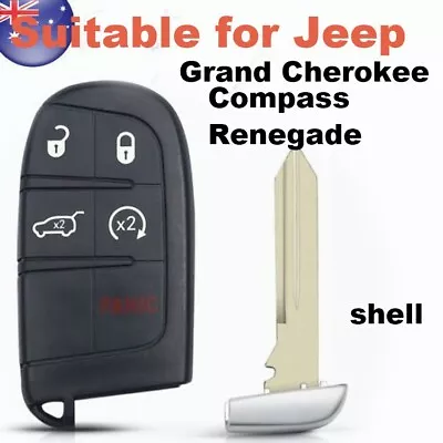 Remote Key Shell Case Fob Suitable For Jeep Grand Cherokee 2014 2015 2016 -2020 • $13.80