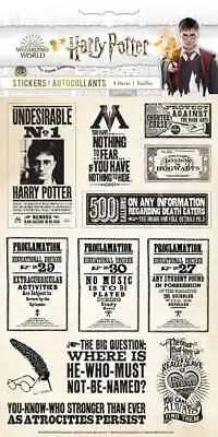 $4.50 • Buy 4 Sheets Harry Potter Papers & Proclamations Stickers Planner Supply Party Favor