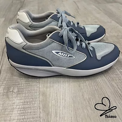 MBT 1997 Classic Light Grey/Blue Women Trainers Toning Sneakers Shoes Size 10 • $18