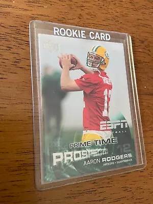 2005 Upper Deck ESPN Aaron Rodgers Rookie Card RC #101 - Packers / Jets • $14.99