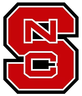 North Carolina State Wolfpack Logo - Die Cut Laminated Vinyl Sticker/Decal NCAA • $3.75