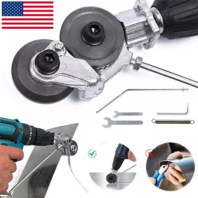 Electric Drill Shears Plate Cutter Attachment Metal Sheet Cutter Nibbler Saw US • $11.69