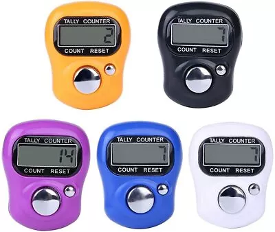 3x Digital Finger Ring Tally Counter Hand Knitting Row Counter Clicker Tasbee UK • £3.96