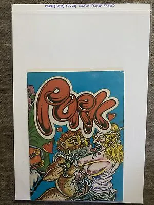 Pork #1 First Printing Underground Comix S Clay Wilson 1974 Co-op Press Comic • $29.99