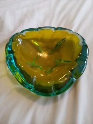 Murano Cedanese Glass Bowl Almost 5 LBS • $50