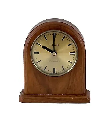 Kienzle Chronoquartz Mantle Table Clock Wood Schmidt Germany Vintage Works • $111.20