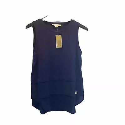 Michael Kors Blue Sleeveless Top Size Medium • $21.99