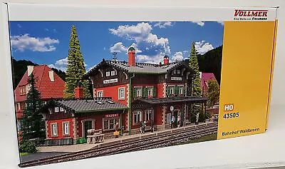 Vollmer #43505 NEW HO 1/87 Scale KIT Black Forest Train Station Waldbronn • $111.99