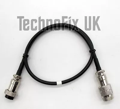 0.5m 8 Pin Round Microphone Extension Cable For Yaesu Transceivers • £19.99