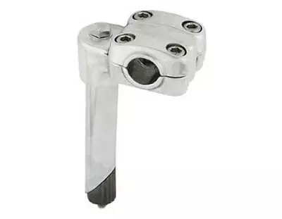 Vintage 4  Long Alloy Bmx Style Bicycle Stem (quill Diameter 22.2mm) In Chrome. • $28.99