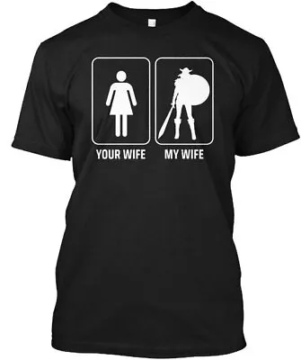 Your Wife My Viking Warrior Woman T-Shirt Made In The USA Size S To 5XL • $21.94