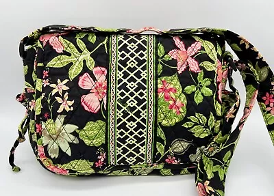 Vera Bradley Botanica Lindsay Purse Shoulder Crossbody Bag Pre-owned Pretty   • $21