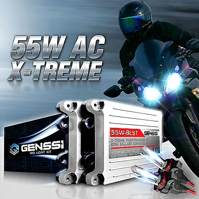 $47.97 • Buy GENSSI HID Headlight Conversion Kit 8K W/Adapters For Yamaha YZF R1 R6 2009-2016