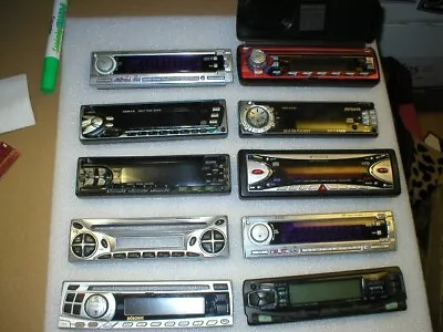 Lot Of 10 USED FACEPLATES - Jvc Aiwa Bosonic Advent Extreme Sound Visonik & • $19.95