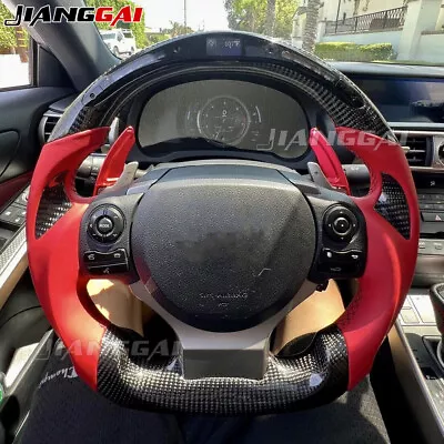 LED Carbon Fiber Steering Wheel For 13+ Lexus IS GS CT NX RC F Sport With Heated • $759