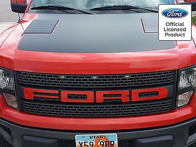 Ford Raptor Svt F-150 Grille Letter Vinyl Stickers Decals 60+ Colors 2014 10-14 • $24.99