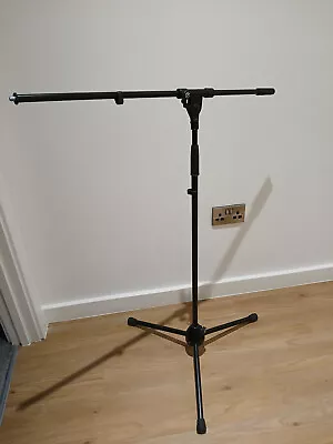 K&M 210/2 Microphone Boom Stand Black • £15