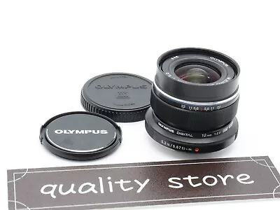 【Near Mint】OLYMPUS M. ZUIKO DIGITAL ED 12mm F/2.0 Black • $279