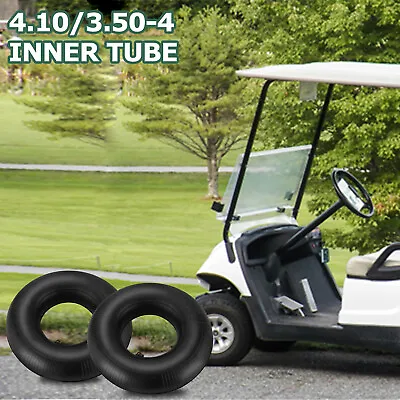 2X 4.10/3.50-4 Inner Tube Tyre Tire For Truck Hand Cart Wheelbarrows Lawn Mower • $18.99