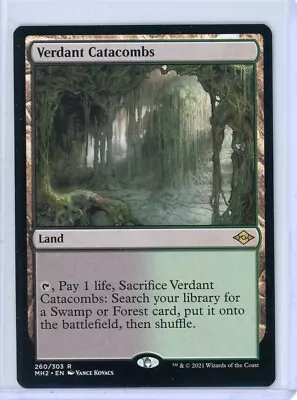 VERDANT CATACOMBS MTG Modern Horizons 2 REGULAR RARE 260/303 UNPLAYED • $17.95