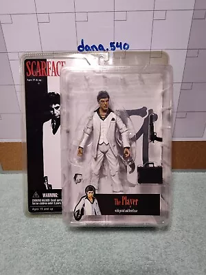 Mezco 2005 SCARFACE Action Figure TONY MONTANA White Suit THE PLAYER New  • $65