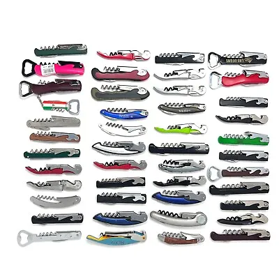 Wholesale Corkscrews USPS M Box Full Of Bottle Openers Over 130 Items - 21 Lb • $59.95