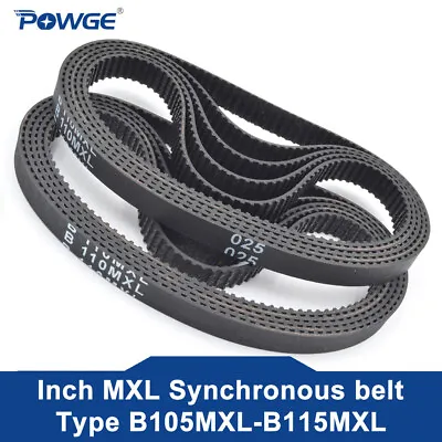 POWGE MXL Timing Belt B105/B106/B107/B108/B109/B110/B111/B112/B113/B114/B115 • $8.99