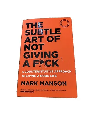 $20 • Buy THE SUBTLE ART OF NOT GIVING A F*CK By Mark Manson Book