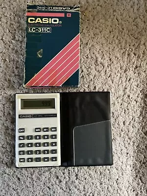 Vintage Casio LC-311c Auto Power-OFF Calculator In Original Box • £9.99