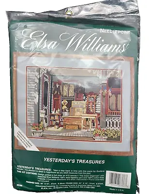 Elsa Williams YESTERDAY'S TREASURES Needlepoint Kit 06386 Antiques Porch • $39.99