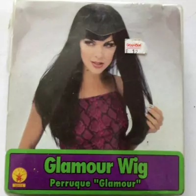 Rubies 50414 Glamour  Hair Wig Long Brown /Black Fringed Wig • £4