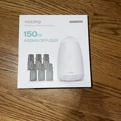 Victsing Aroma Diffuser 150ml With 6 Pure Essential Oils • $17.50