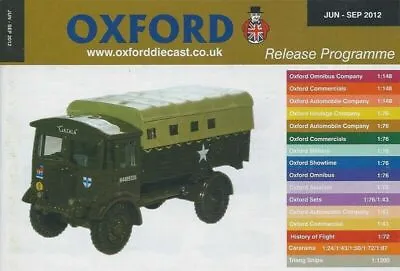 £1.05 • Buy Oxford Diecast Catalogue 2012 June 2012 - September 2012 Matador