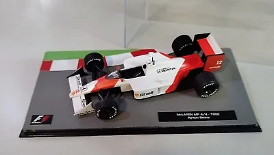 #12 McLaren MP4/4 Ayrton Senna 1988 1/43 Diecast Model F1 Car IXO Altaya • $35