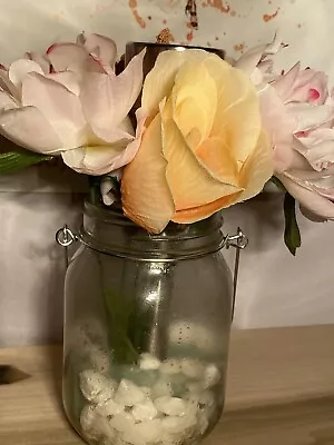 Beach Wedding Mason Jar Vase  Wedding Centerpiece  Vacation Home • $20.30