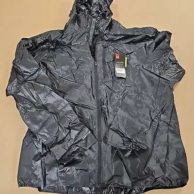 Wind Jacket: UA OD Impasse Black Lg 1350943-001-L • $66