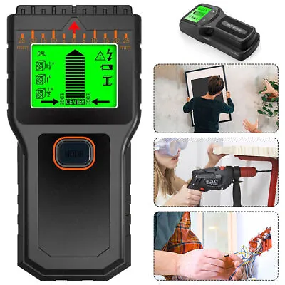 5 In 1 Wall Scanner Line Finder Cable Detector Electricity Wood Metal Locator UK • £13.25