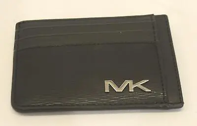 Michael Kors Men's Cooper Slim Card Wallet LC7 Silver/Black 36F3COLD1X One Size • $29.99