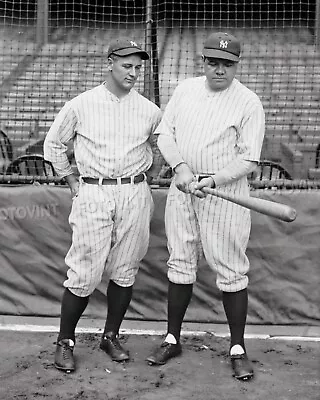 BABE RUTH & LOU GEHRIG 8x10 Photo Picture NEW YORK YANKEES Baseball (MP2) • $5.95