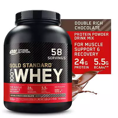 Optimum Nutrition Gold Standard 100% Whey Protein Powder Double Rich Chocolate • $110.24