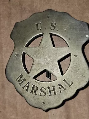 Early 1920s 30s Obselete US Marshall Badge Pin Back L@@K!!! • $29.97