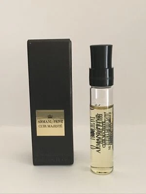 £14.99 • Buy ARMANI - NEW EXCLUSIVE! ARMANI PRIVE CUIR MAJESTE 2ml EDP BOXED Genuine Sample