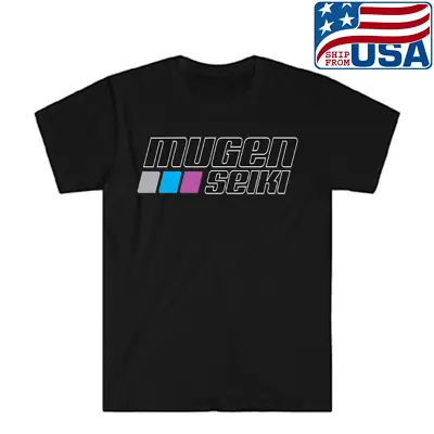 Mugen Seiki Racing Logo Men's Black T-shirt Size S To 5XL • $17.85