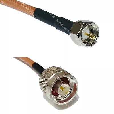 RG142 F MALE To N MALE Coaxial RF Cable USA-Ship Lot • $19.95