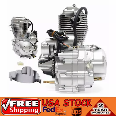 250cc 200cc CG250 Dirt Bike Engine 4-stroke W/ Manual 5-Speed Transmission ATV • $360.05