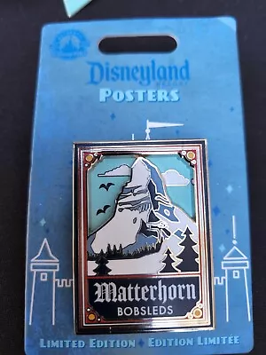 2022 Disneyland Poster Series Matterhorn Bobsleds LE Disney Pin • $25