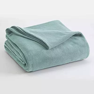 Vellux Fleece Blanket Queen Size - Fleece Bed Blanket - All Season Warm Lightwei • $36.42