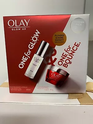 Olay Treatment Serum And Micro-Sculpting Cream Beauty Pack • $35